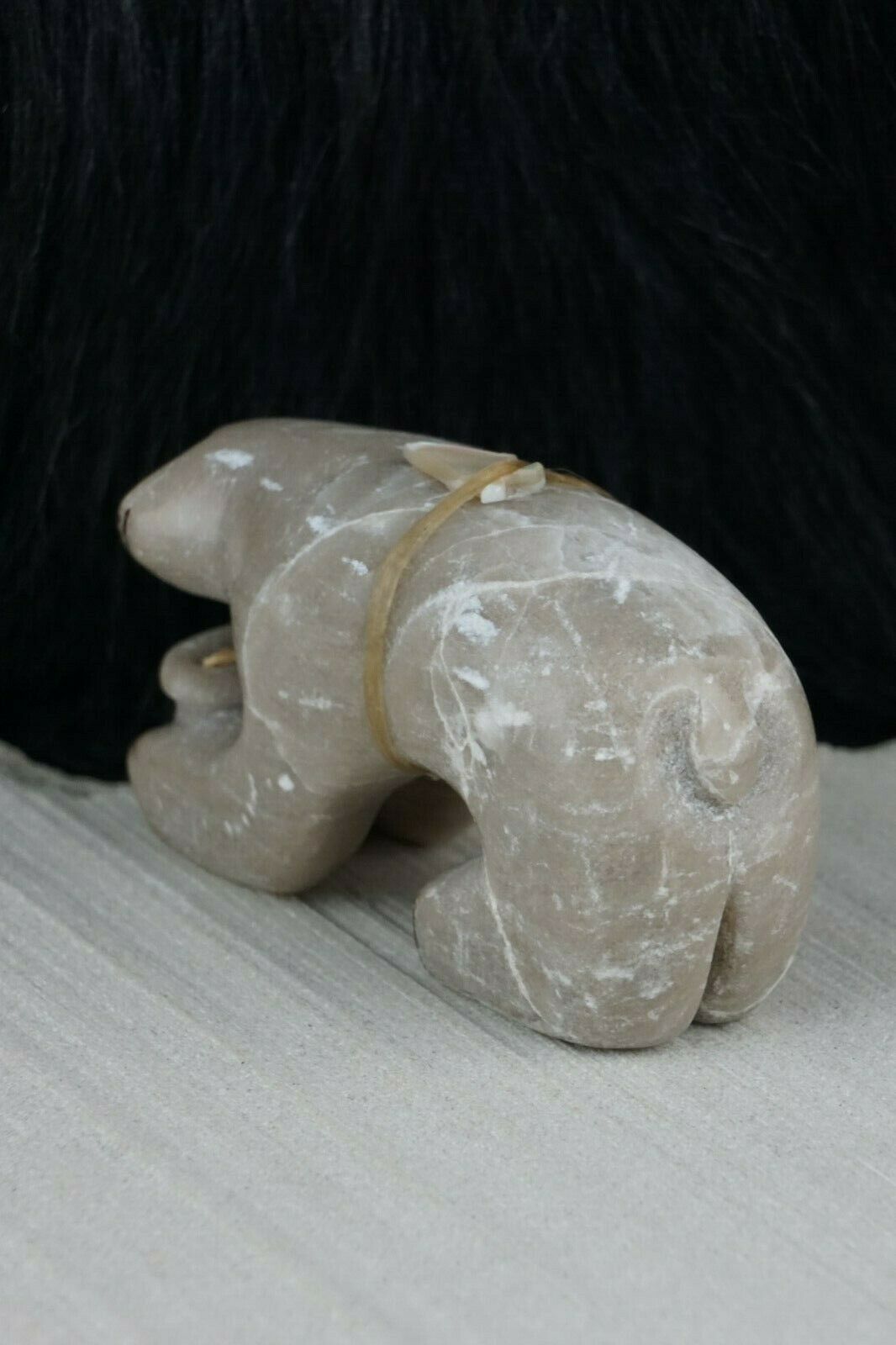 Bear Zuni Fetish Carving - Rick Kallestewa - High Lonesome Trading