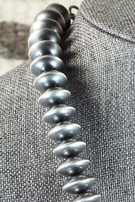 Sterling Silver Navajo Pearl Necklace & Earrings - Tonisha Haley