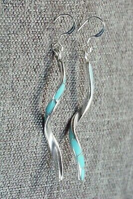Turquoise & Sterling Silver Earrings - Ira Johnson