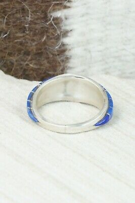 Lapis and Sterling Silver Ring - Susanna Kallestewa - Size 9