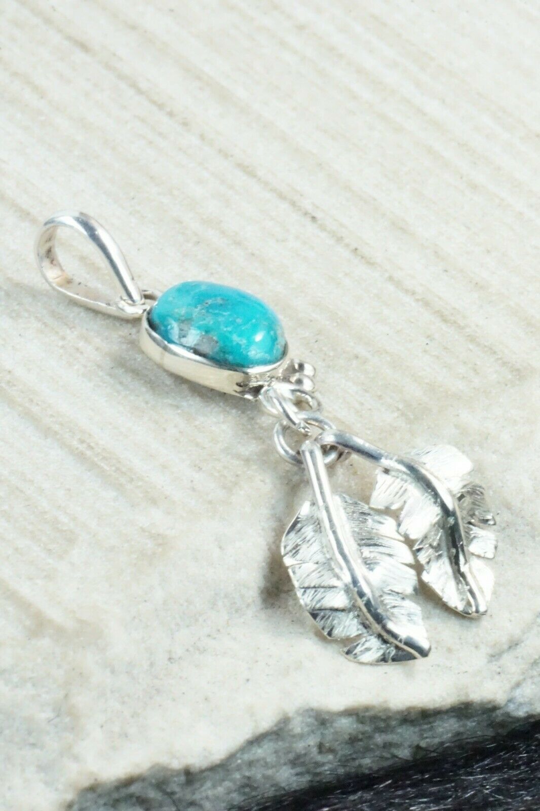 Turquoise & Sterling Silver Pendant - Tammy Deysee