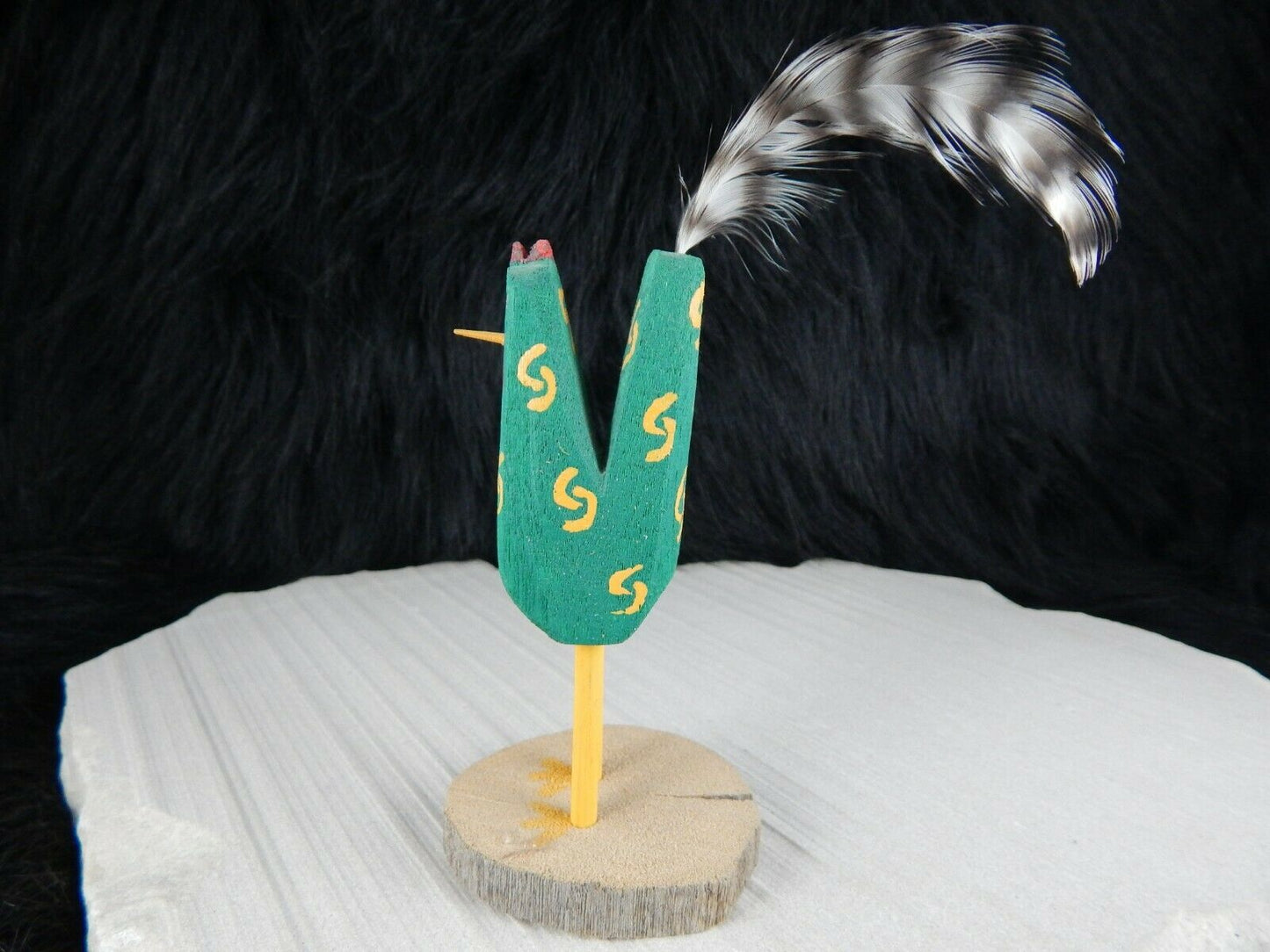 Navajo Chicken Folk Art - I.S. Yaz - Native American - High Lonesome Trading