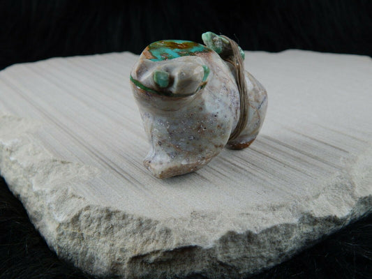 Bear Zuni Fetish Carving - Lance Deysee - High Lonesome Trading