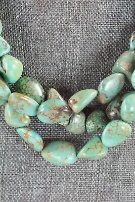 Turquoise & Sterling Silver Necklace - Navajo