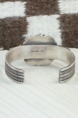 Turquoise & Sterling Silver Bracelet - Ronald Tom