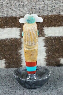 Corn Maiden Zuni Fetish Carving - Sullivan Shebola
