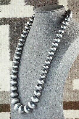Sterling Silver Navajo Pearl Necklace - Presley Haley