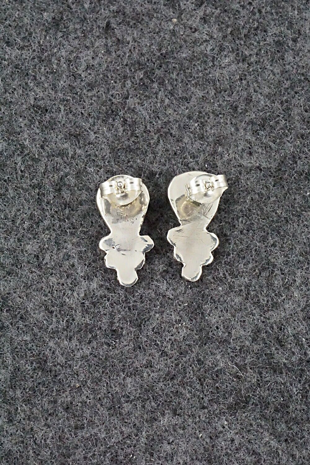 Coral & Sterling Silver Earrings - Verdie Booqua