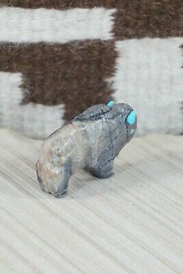 Buffalo Zuni Fetish Carving - Kevin Quam