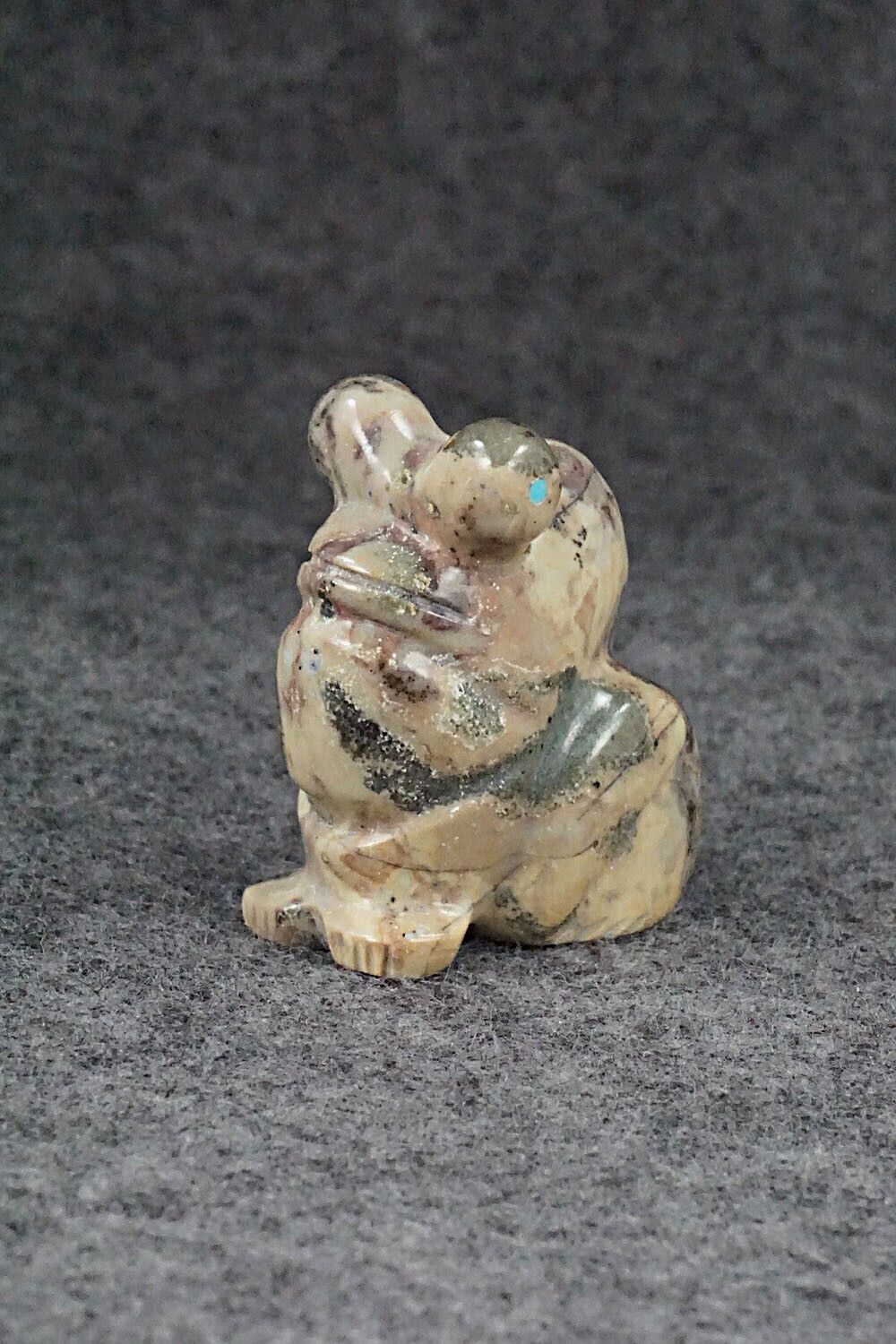 Frog Zuni Fetish Carving - Fred Weekoty
