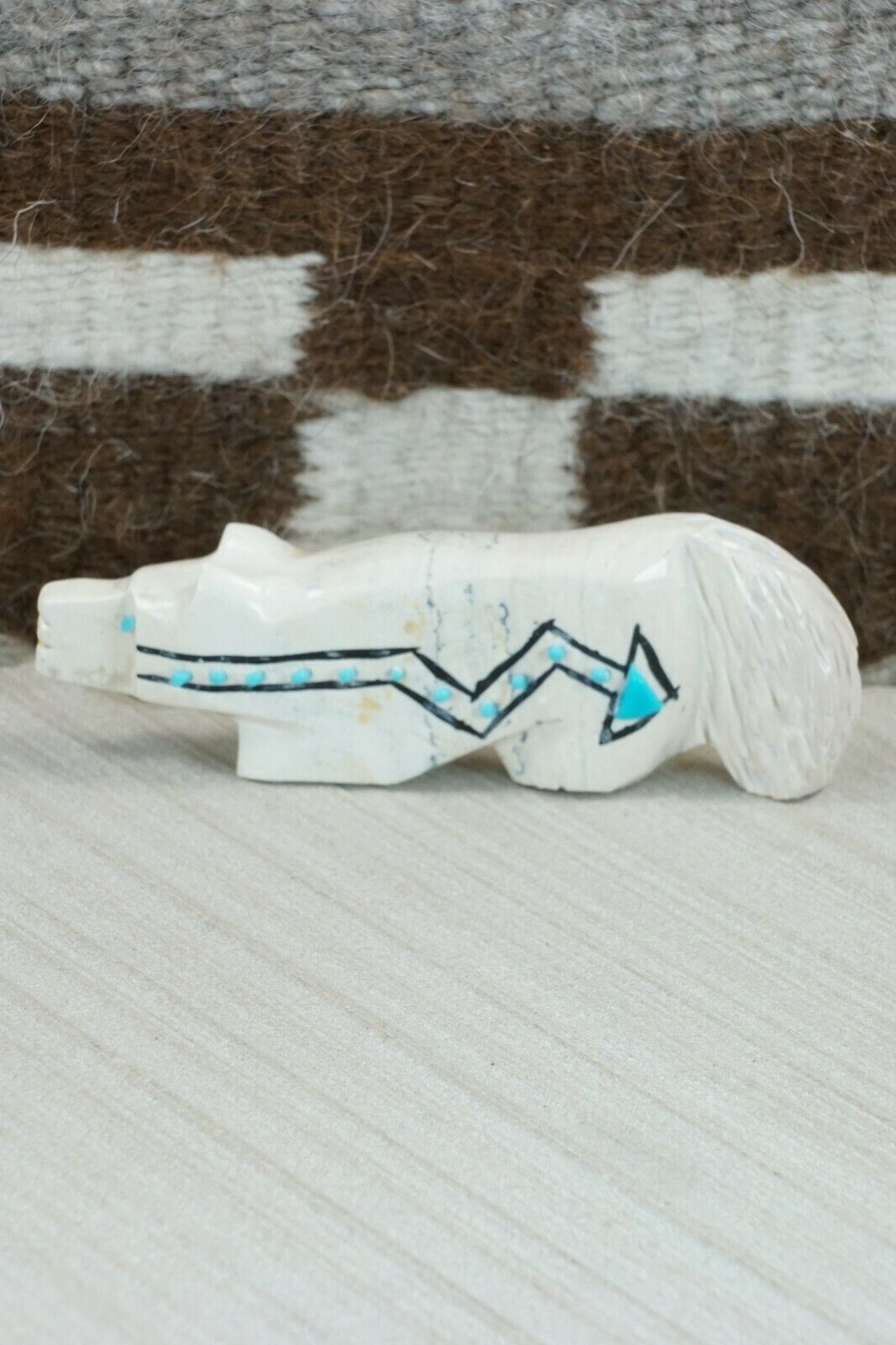 Wolf Zuni Fetish Carving - Terrance Martza