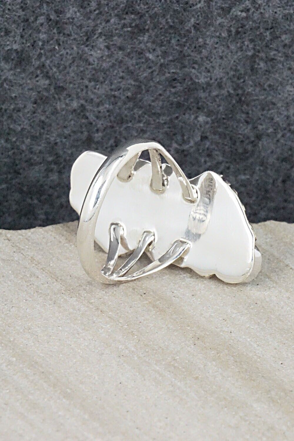 Turquoise & Sterling Silver Ring - Harris Largo - 6.25