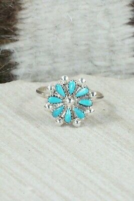 Turquoise & Sterling Silver Ring - David Leekity