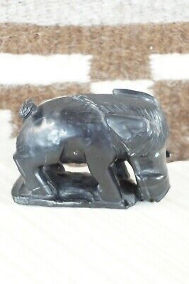 Boar Zuni Fetish Carving - Derrick Kaamasee