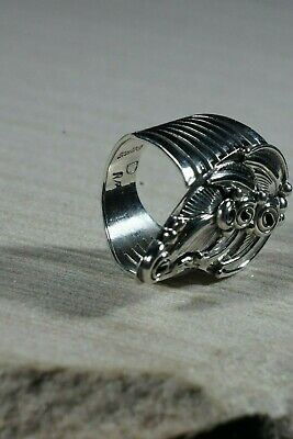 Navajo Sterling Silver Ring - Darrell Morgan - Size 10 - High Lonesome Trading