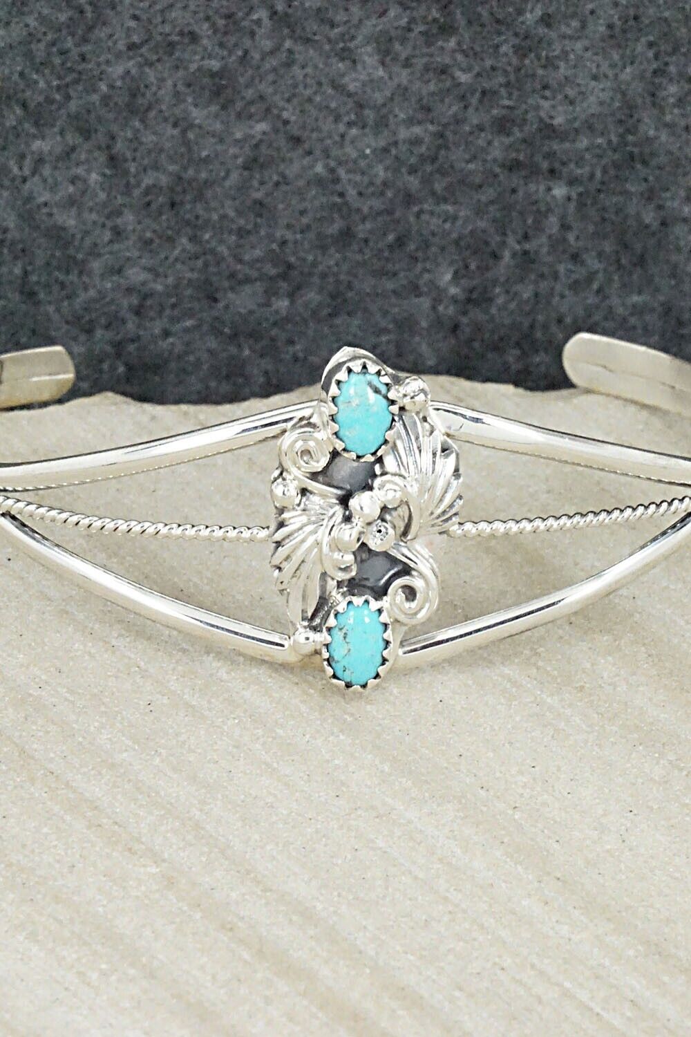 Turquoise & Sterling Silver Bracelet - William Begay