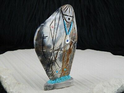 Corn Maiden Zuni Fetish Carving - Vickie Quandelacy - High Lonesome Trading
