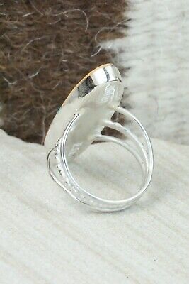 Spiny Oyster & Sterling Silver Ring - Harold Smith - Size 7.5
