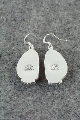 Turquoise & Sterling Silver Earrings - Lee Shorty