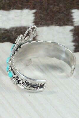 Turquoise & Sterling Silver Butterfly Bracelet - Anthony Brown