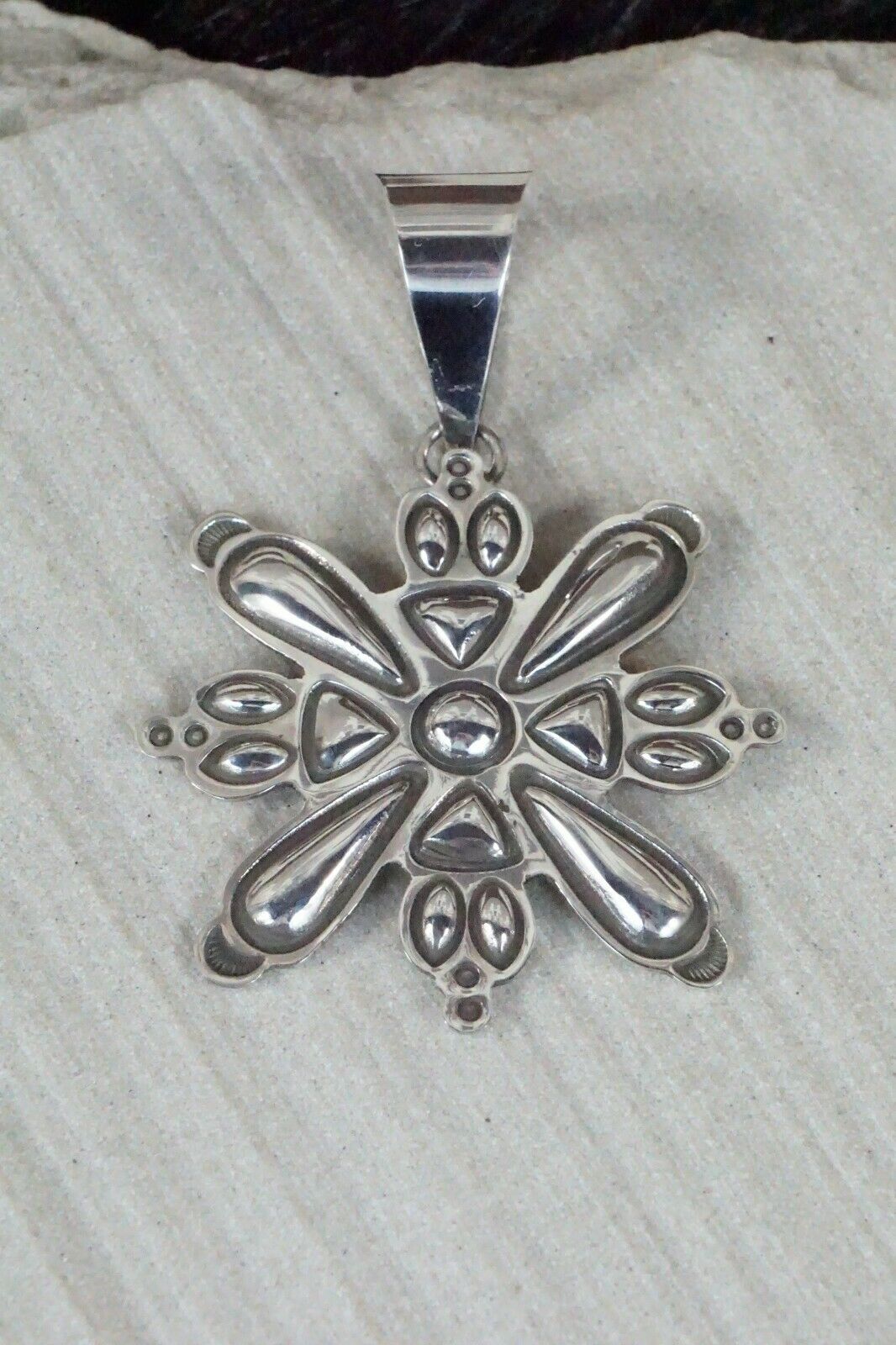 Sterling Silver Pendant - Alex Sanchez - Navajo