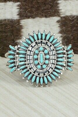 Turquoise & Sterling Silver Bracelet - Nathaniel Nez