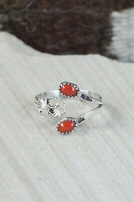 Coral and Sterling Silver Ring - Harris Largo - 9
