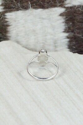 Turquoise and Sterling Silver Ring - Robert Martinez - Size 6