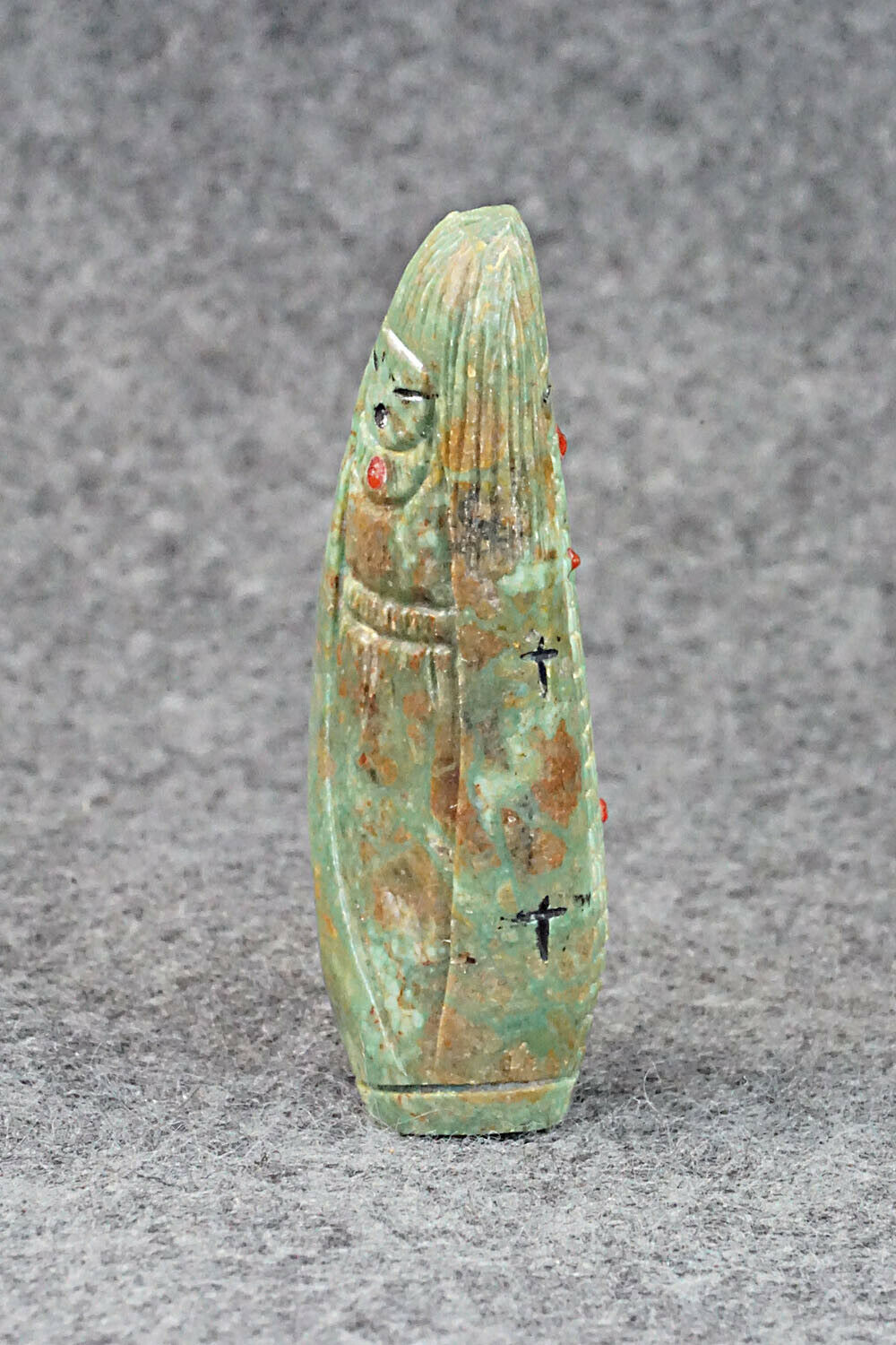 Corn Maiden Zuni Fetish Carving - Sandra Quandelacy