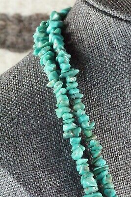 Turquoise & Sterling Silver Necklace - Navajo