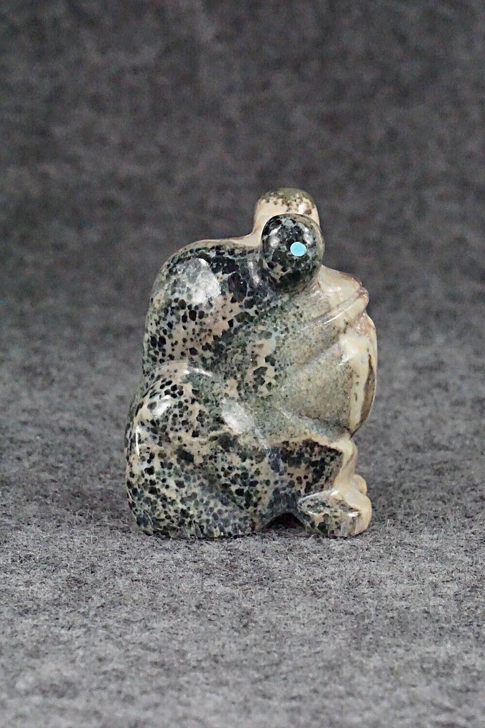 Frog Zuni Fetish Carving - Fred Weekoty