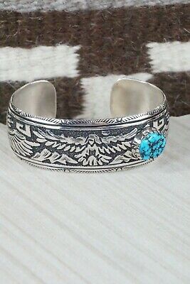 Navajo Turquoise & Sterling Silver Bracelet - Richard Singer