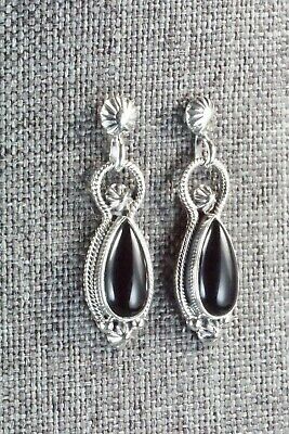 Onyx & Sterling Silver Earrings - Verley Betone
