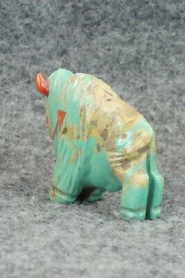Buffalo Zuni Fetish Carving - Andres Quandelacy