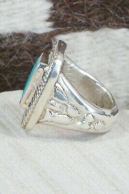 Turquoise & Sterling Silver Ring - Donovan Wilson - Size 9 - High Lonesome Trading