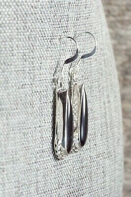 Onyx & Sterling Silver Earrings - Judy Largo