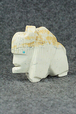 Buffalo Zuni Fetish Carving - Gilbert Lonjose