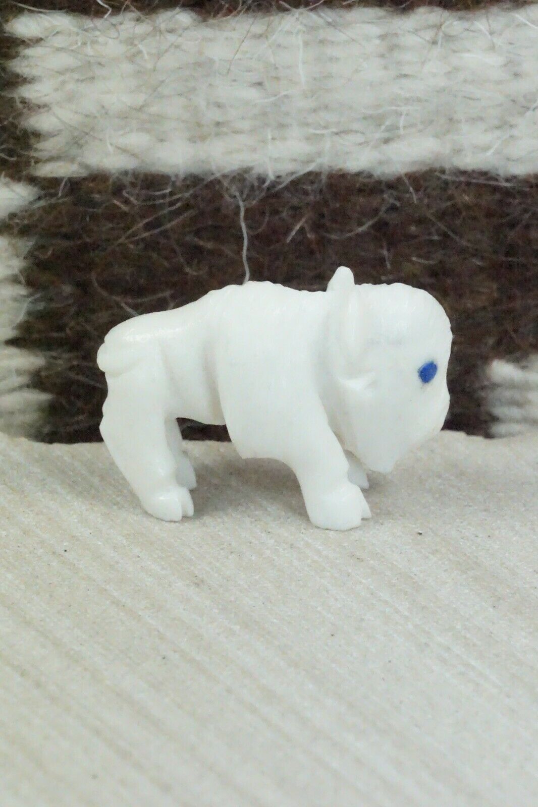 Buffalo Zuni Fetish Carving - Jonas Hustito