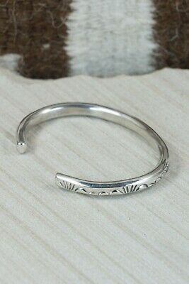 Navajo Sterling Silver Bracelet - Elaine Tahe