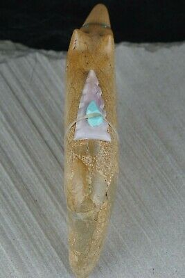 Wolf Zuni Fetish Carving - Delvin Leekya - High Lonesome Trading
