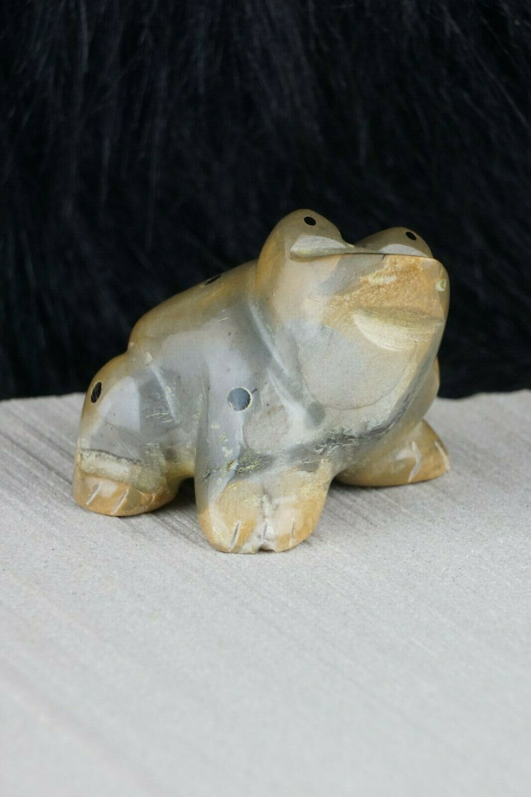 Frog Zuni Fetish Carving - Enrike Leekya - High Lonesome Trading