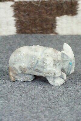 Armadillo Zuni Fetish Carving - Derrick Kaamasee - High Lonesome Trading