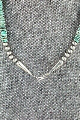 Turquoise & Sterling Silver Necklace - Navajo