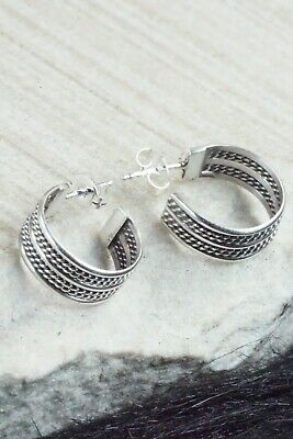 Sterling Silver Earrings - Elaine Tahe