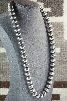 Sterling Silver Navajo Pearl Necklace - Jan Mariano