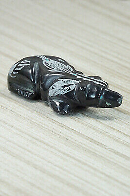 Badger Zuni Fetish Carving - Adrian Cachini