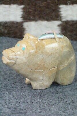 Bear Zuni Fetish Carving - Delvin Leekya