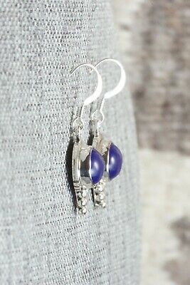 Lapis & Sterling Silver Earrings - Annie Spencer