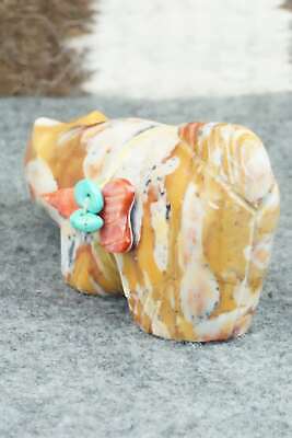 Mountain Lion Zuni Fetish Carving - Daphne Quam