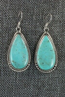 Navajo Turquoise & Sterling Silver Earrings - Sharon McCarthy